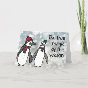 Penguins Julmagic, säsongsljud Tack Kort