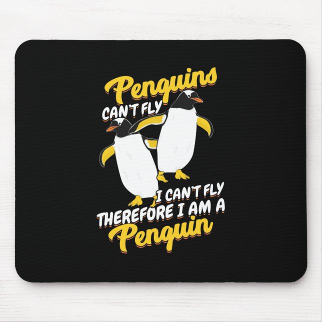Penguins kan inte flyga. musmatta (Framsidan)