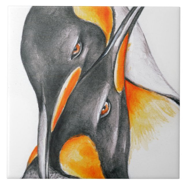 Penguins Kärlek Kakelplatta (Framsidan)