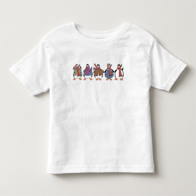 Penguins Kids Shirt T-shirt (Framsida)