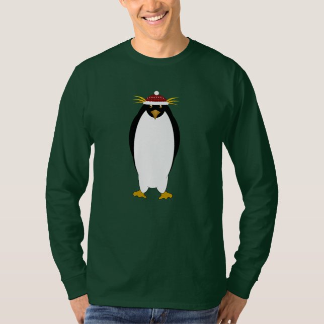 Penguins Långärmad Tshirt T Shirt (Framsida)
