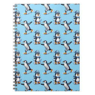 Penguins Mönster Design Anteckningsbok