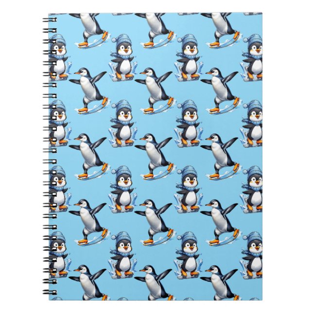 Penguins Mönster Design Anteckningsbok (Framsidan)