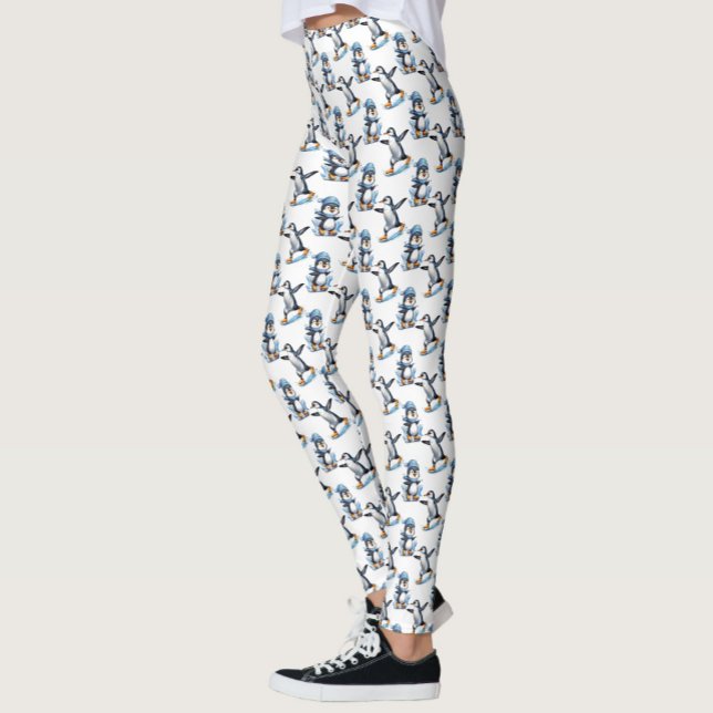 Penguins Mönster Design Leggings (Skapare uppladdad)