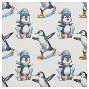 Penguins Mönster Design Tyg