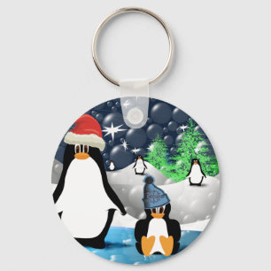 Penguins Nyckelring
