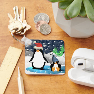 Penguins Nyckelring