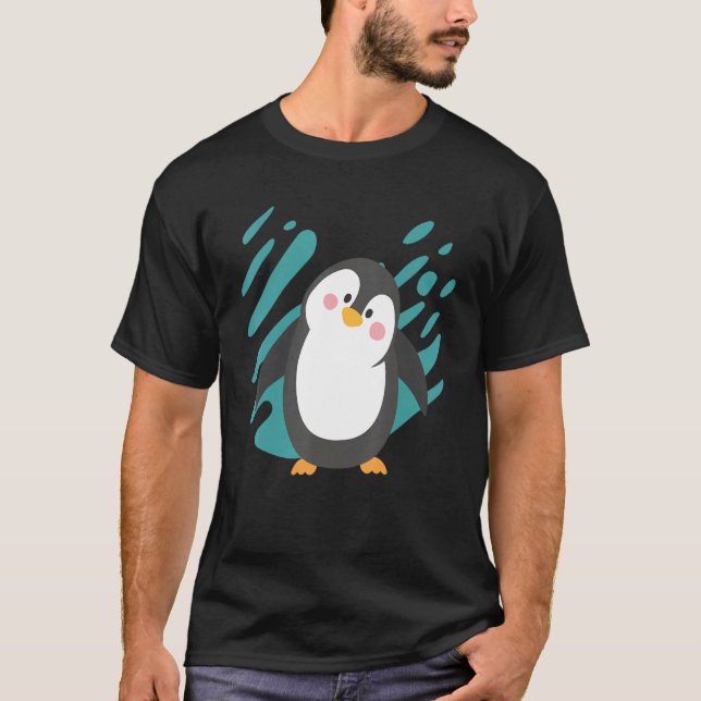 Penguins of Madagascar   Penguin Costume Adult Kid T Shirt (Framsida)