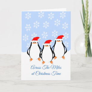 Penguins över Miles-julen Helgkort