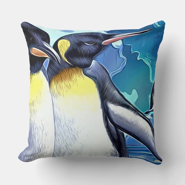 Penguins Pillow Kudde (Framsida)
