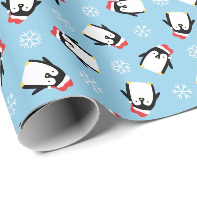Penguins Presentpapper (Rullad Hörn)