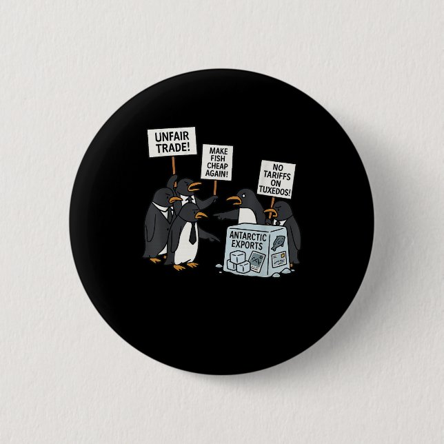 Penguins protest mot taxor - den berömda penguin-t knapp (Framsida)