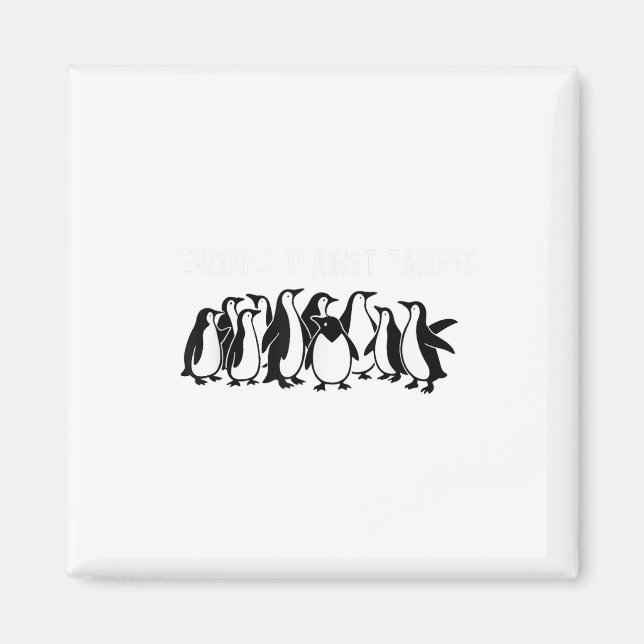 Penguins protest mot taxor - den berömda penguin-t magnet (Framsidan)