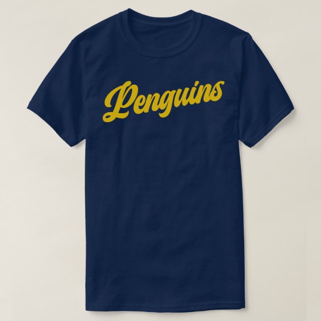 Penguins Retro Pittsburgh Penguins T Shirt (Design framsida)