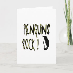 Penguins Sten! Kort för hälsning