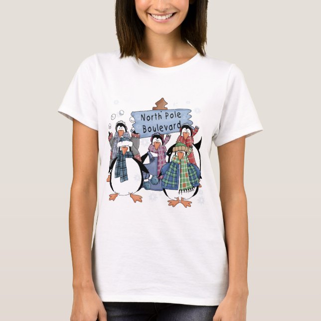 Penguins Tshirts och gåvor från Nordpolen (Framsida)