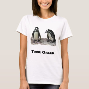 Penguins tycker att den gröna jorddagen Shirt Tee Shirt