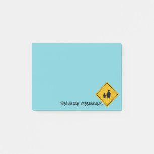 Penguins vägskylt - Pad-it-Notes Post-it Block