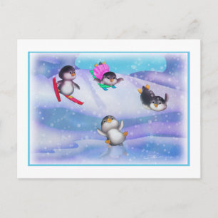 Penguins Vykort