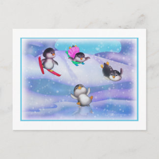 Penguins Vykort