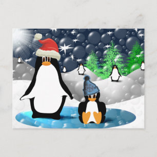 Penguins Vykort