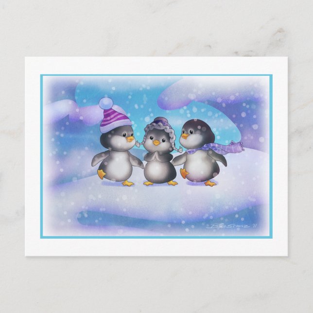 Penguins Vykort (Framsida)