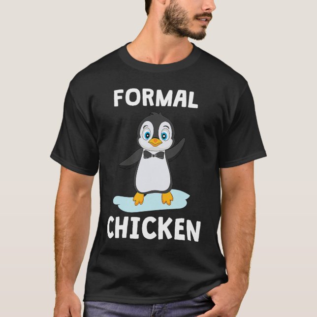 penguins well dressed penguin with bow tie penguin t shirt (Framsida)