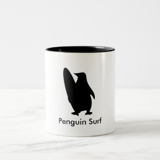 penguintastic surfamugg Två-Tonad mugg