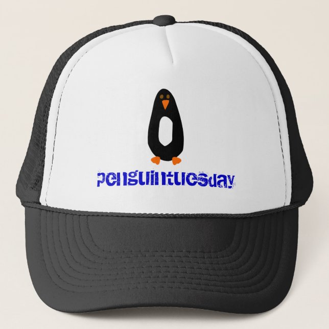 Penguintuesday hatt truckerkeps (Framsida)