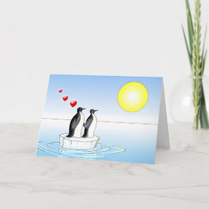 penguinvalentin helgkort