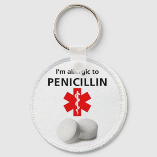 Penicillinallergi Nyckelring