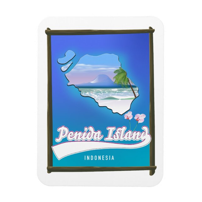 Penida Island Indonesia Magnet (Vertikal)