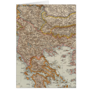 Peninsula 4 på Balkan Hälsningskort