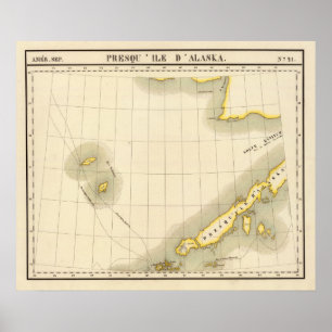 Peninsula av Alaska Poster