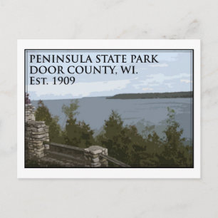 Peninsula State Park Vykort