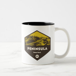 Peninsula State Park Wisconsin Två-Tonad Mugg
