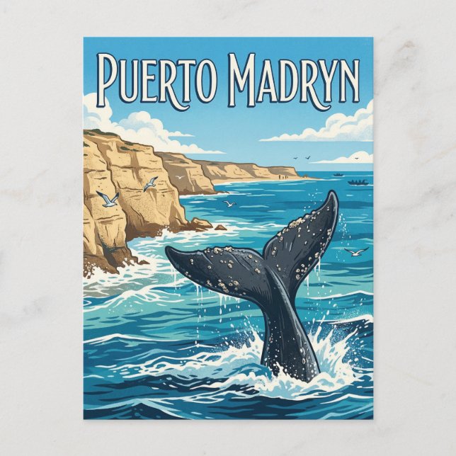 Península Valdés Vykort (Framsida)