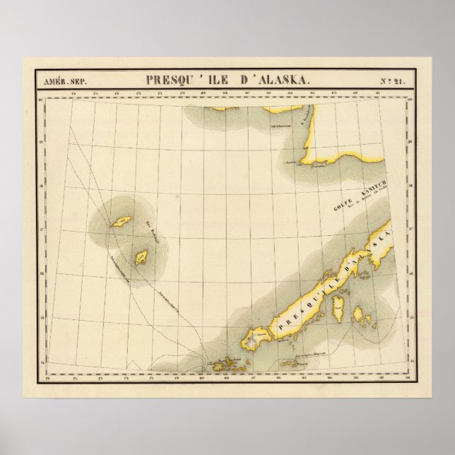Peninsulan Alaska Poster (Framsidan)