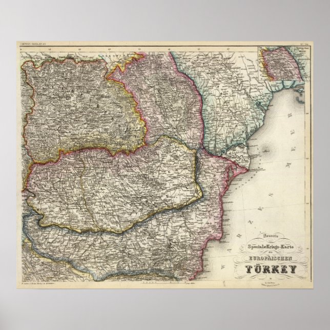 Peninsulan Balkan, Bulgarien Poster (Framsidan)