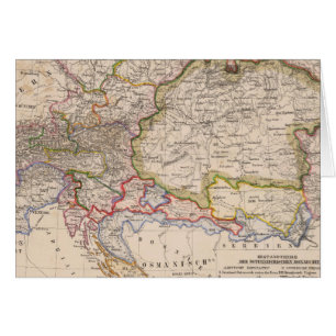 Peninsulan Balkan, Österrike, Ungern Hälsningskort