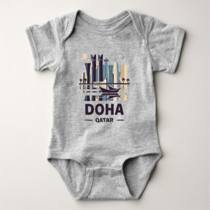 Peninsulan Doha Qatar Arabia T Shirt