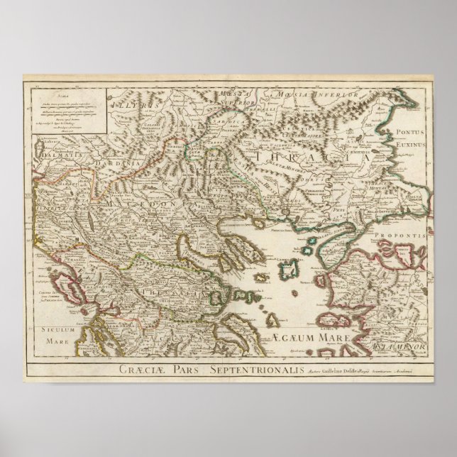 Peninsulan på Balkan, Grekland, Makedonien 2 Poster (Framsidan)