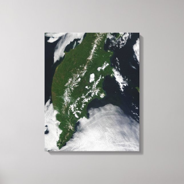 Peninsulan Ryssland¯År LyckoS Kamchatka Canvastryck (Framsida)