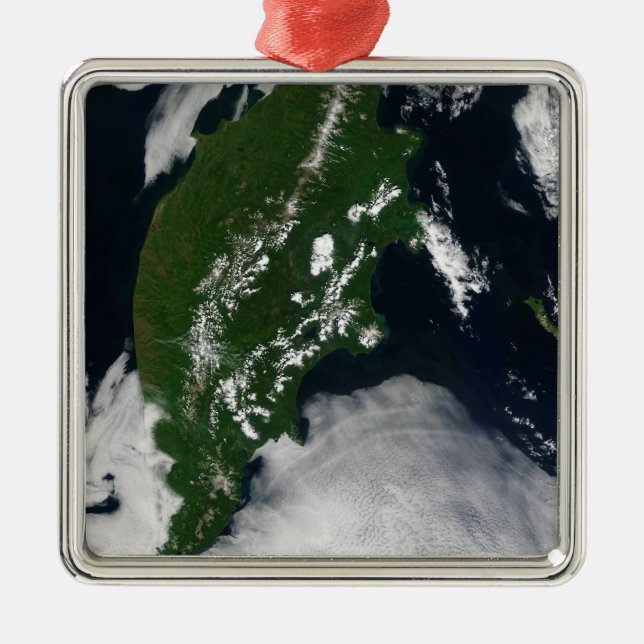 Peninsulan Ryssland¯År LyckoS Kamchatka Julgransprydnad Metall (Framsidan)