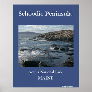 Peninsulan Schoodic Poster