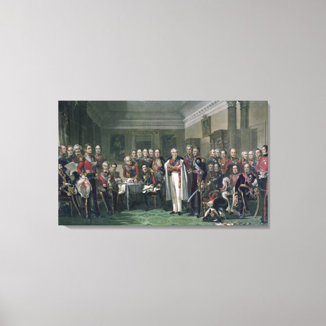 Peninsular Heroes vid United Services Klubb Canvastryck (Framsida)