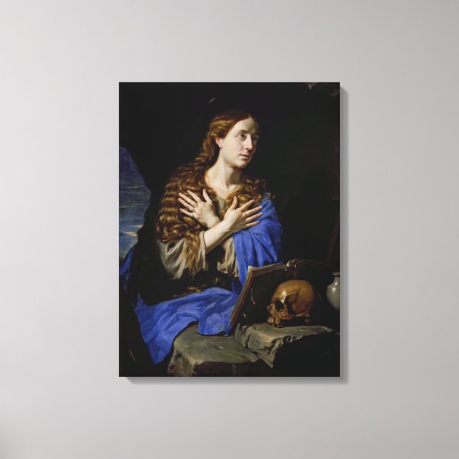 Penitent Magdalene, 1657 Canvastryck (Framsida)