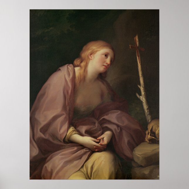 Penitent Magdalene | 1765 (olja på kanvas) Poster (Framsidan)