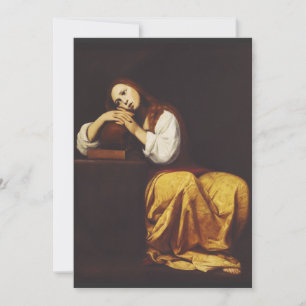Penitent Mary Magdalene av Giacomo Galli Julkort