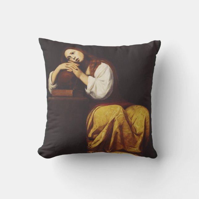 Penitent Mary Magdalene av Giacomo Galli Kudde (Framsida)